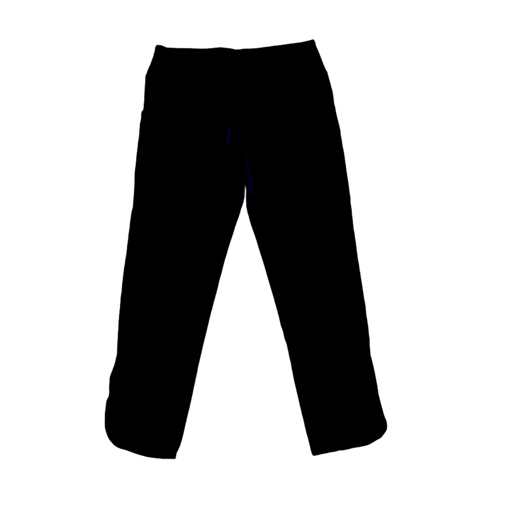One Tooth Side Slit Capris